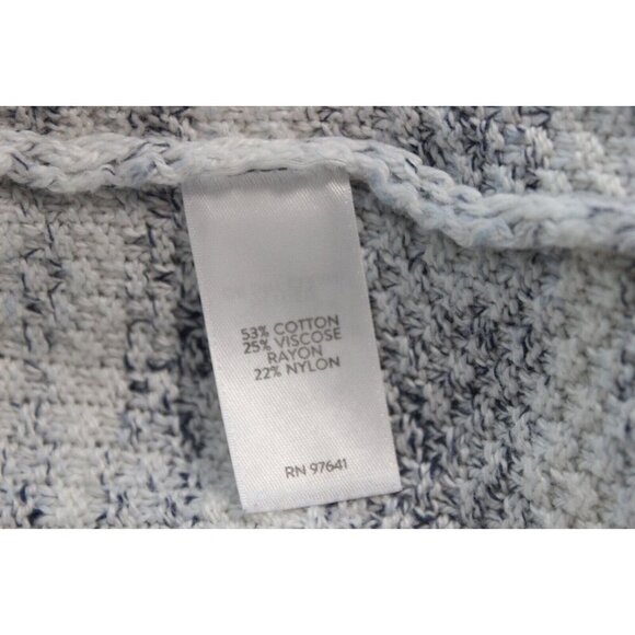 J Jill Purejill Long Cardigan Sweater Small Knit Open Cotton Coastal Lagenlook - Picture 13 of 13